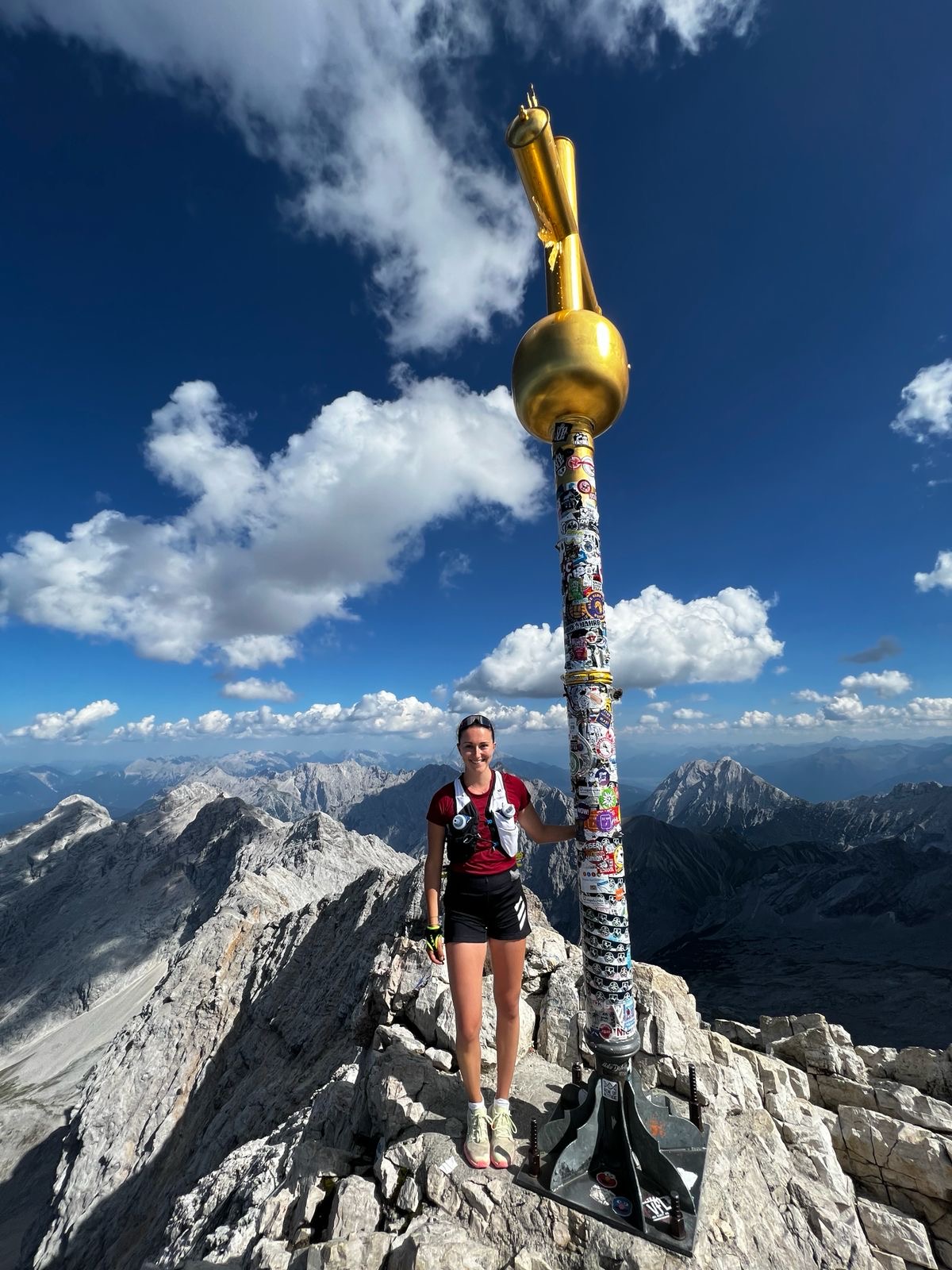 Milena auf der Zugspitze